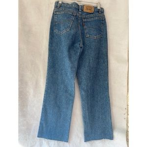 Levi’s Vintage Orange Tab Student Fit Cropped Cutoff Jeans 28x30 Unisex 80s–90s